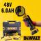 Угловая аккумуляторная шлифмашина DeWalt DCG413 (48V, 6Ah, диск 125мм) Болгарка Деволт с 2 АКБ для резки и шлифовки