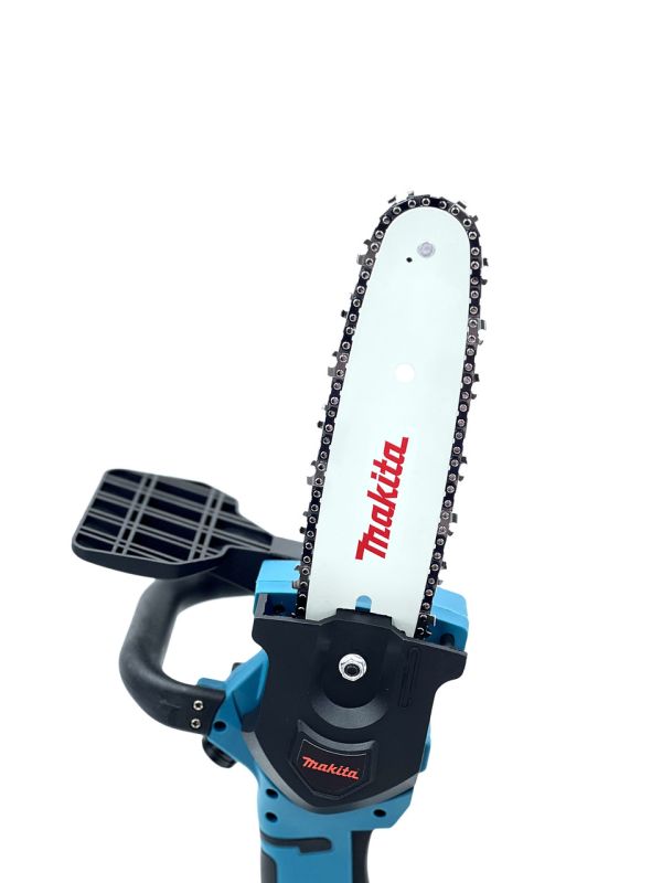 Пила акумуляторна Makita DUC200Z (36V, 6Аh) Ланцюгова АКБ веткоріз Макіта з шиною 20см для саду в синьому кейсі