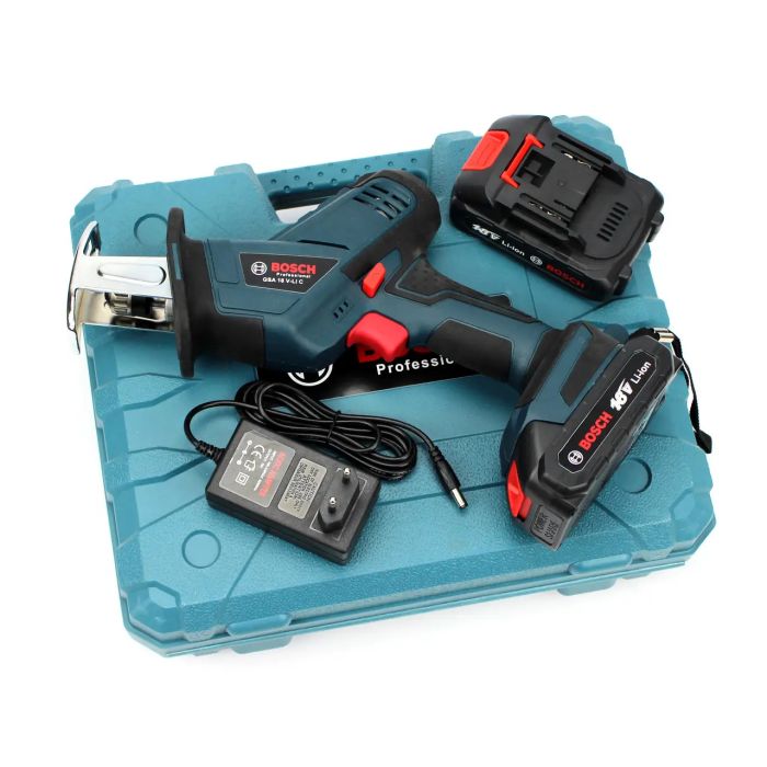 Аккумуляторная сабельная пила Bosch GSA 18V-LI C (18V 5Ah) Сабельная АКБ пила Бош