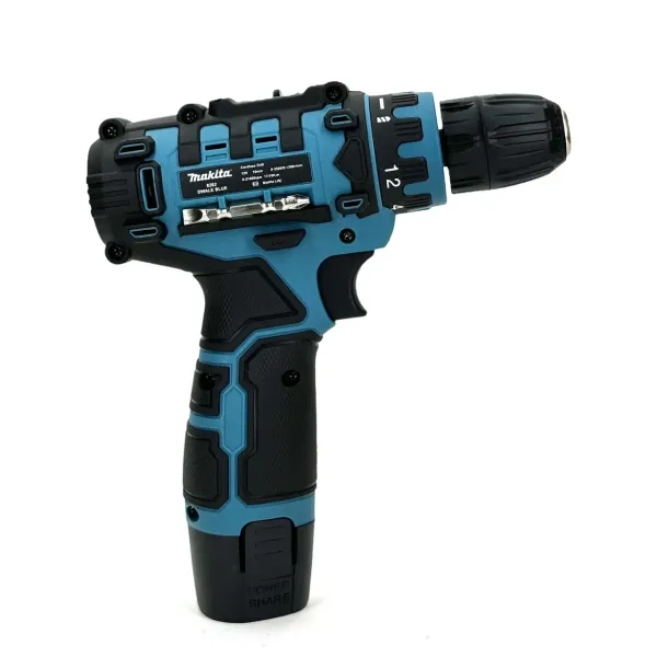 Акумуляторний шурупокрут Makita 8282 DWALE BLUE (12V, 3Ah) Компактний дриль-шурупокрут Макіта + 2 АКБ