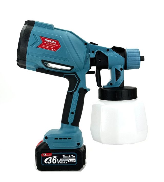 Акумуляторний фарборозпилювач Makita JK-SG5 PROFESSIONAL (36V, 6 Ah) Фарборозпилювач Макіта з 2 АКБ в комплекті
