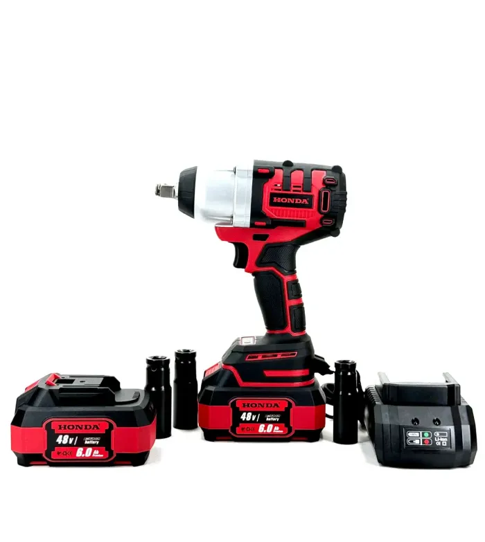 Аккумуляторный бесщеточный гайковерт HONDA GHG48i (48V, 6AH) Мощный ударный гайковерт Хонда в кейсе