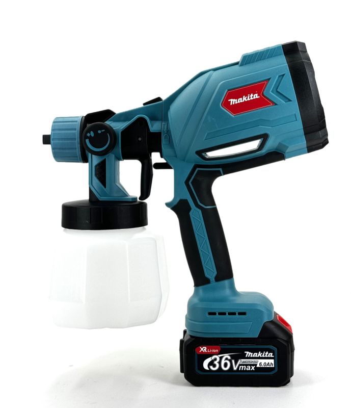 Акумуляторний фарборозпилювач Makita JK-SG5 PROFESSIONAL (36V, 6 Ah) Фарборозпилювач Макіта з 2 АКБ в комплекті