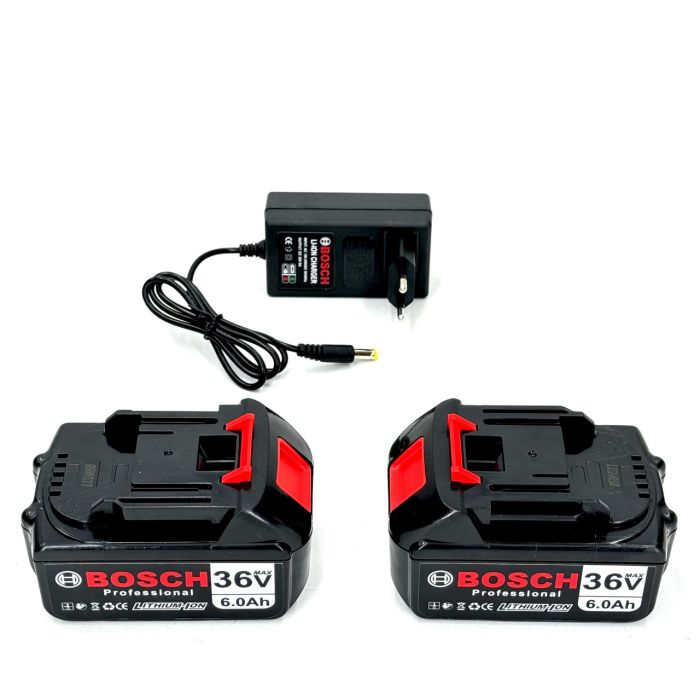 Ланцюгова акумуляторна пила Bosch EasyCut 36 (36V, 6Аh) АКБ пила Бош з шиною 30 см для обрізки гілок у кейсі