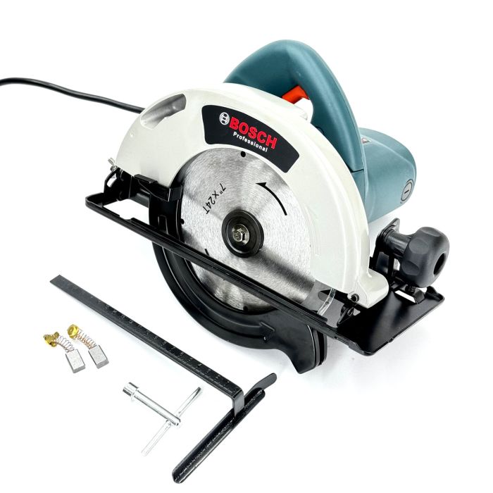 Дискова циркулярна пилка Bosch GKS1800 (1800 Вт, 5500 об/хв) Циркулярка Бош електрична з направляючою для дому