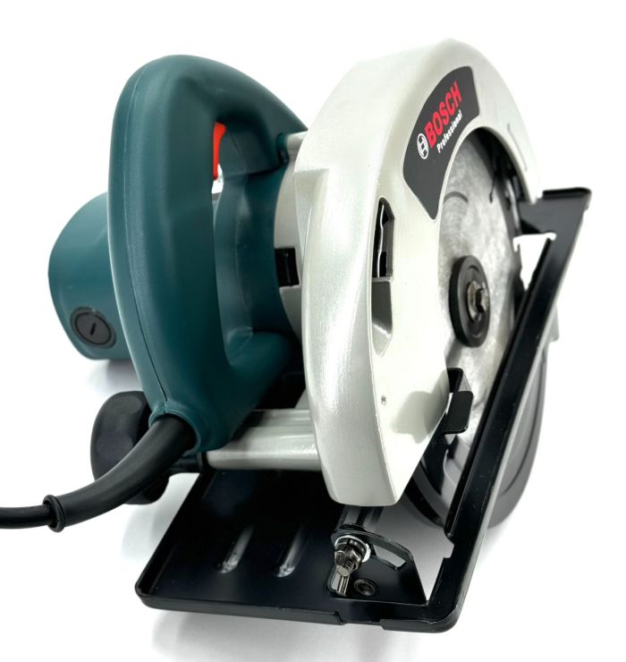 Дискова циркулярна пилка Bosch GKS1800 (1800 Вт, 5500 об/хв) Циркулярка Бош електрична з направляючою для дому