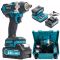 Безщітковий акумуляторний ударний гайковерт Makita TW005GM (48V, 6AH) Потужний гайковерт Макіта з насадками