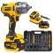 Ударний акумуляторний гайковерт DeWalt DCF965P2T (48V 6Ah, 800 Nm) Безщітковий гайковерт Деволт з комплектом інструментів