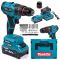 Ударный аккумуляторный шуруповерт Makita DDF335Z (36V, 6Ah) Шуруповерт бесщеточный Макита патрон 10мм + 2 АКБ + оснастка
