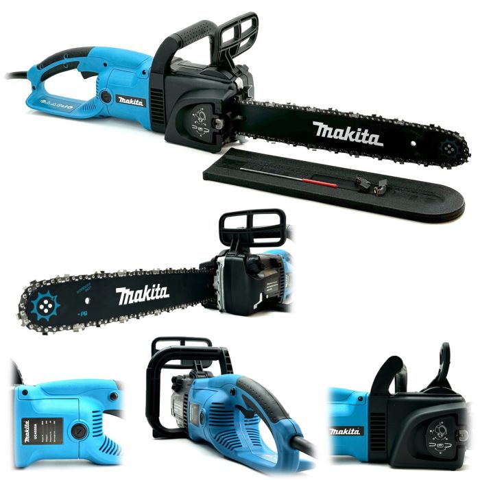 Электрическая цепная пила Makita UC4550A (2,8 кВт, шина 40 см) Мощная электропила Макита для заготовки дров