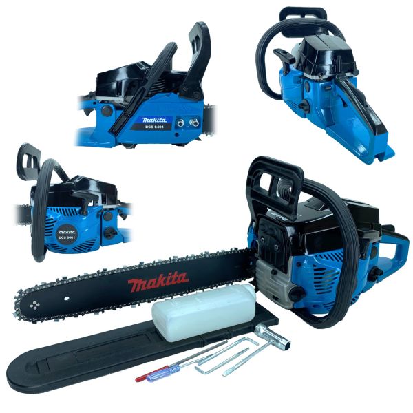 Бензопила Makita DCS6401 (6,3 кВт) Ланцюгова бензинова пила Макіта з шиною 45 см для дачі