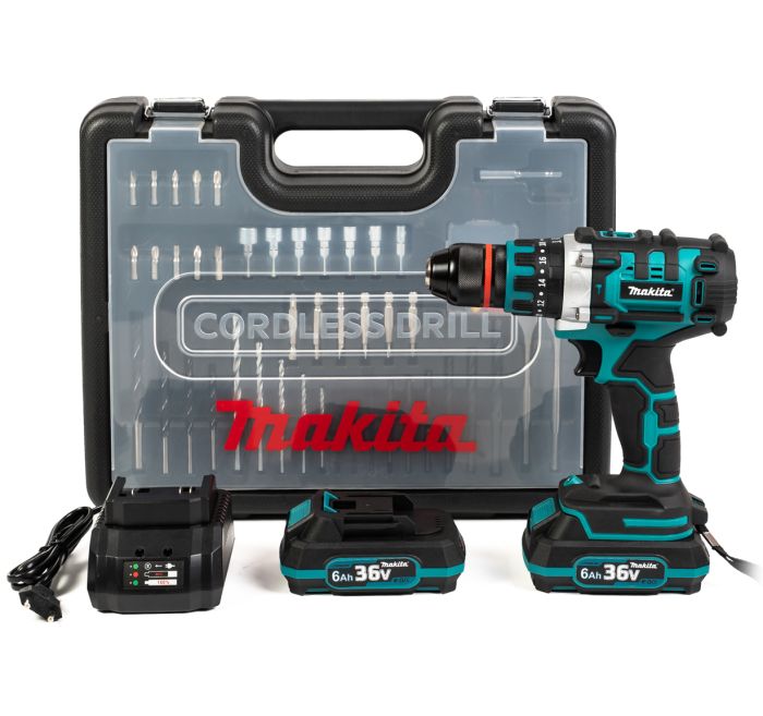 Ударний акумуляторний шуруповерт Makita DTW 488 (36V, 6Ah) Безщітковий шуруповерт Макіта з патроном 13мм та набором насадок