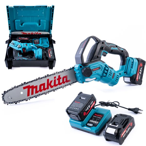 Аккумуляторная пила Makita DUC372Z (48V, 6AH) Бесщеточная АКБ пила Макита с шиной 30 см для веток и дров