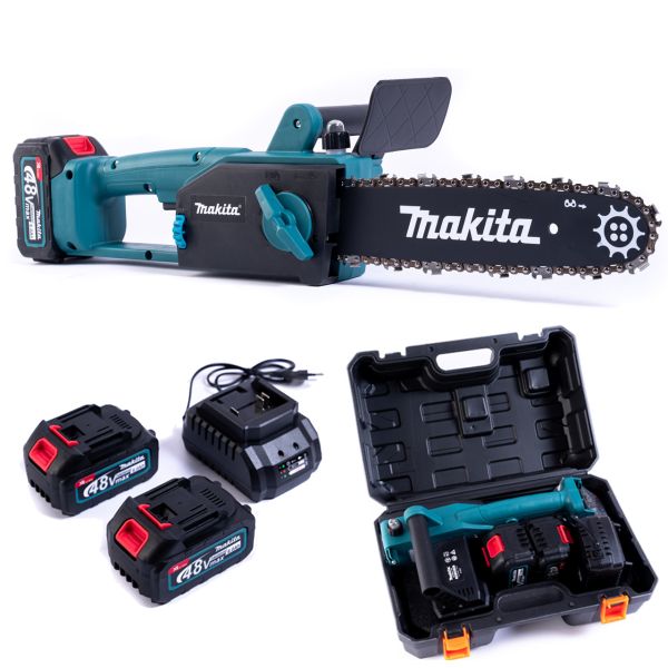 Акумуляторна пила Makita DUC132Z LTX (48V,6Ah) Безщіткова АКБ пила Макіта з шиною 30 см для гілок і дров