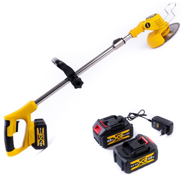 Тример акумуляторний садовий DeWalt DCMST164N з 2 АКБ (48V, 6 Ah) Безщіткова легка АКБ косарка Деволт