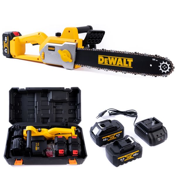 Акумуляторна ланцюгова безщіткова пила DeWalt DCM565N (48V,6 Ah) АКБ пила Девольт для дачі шина 30 см
