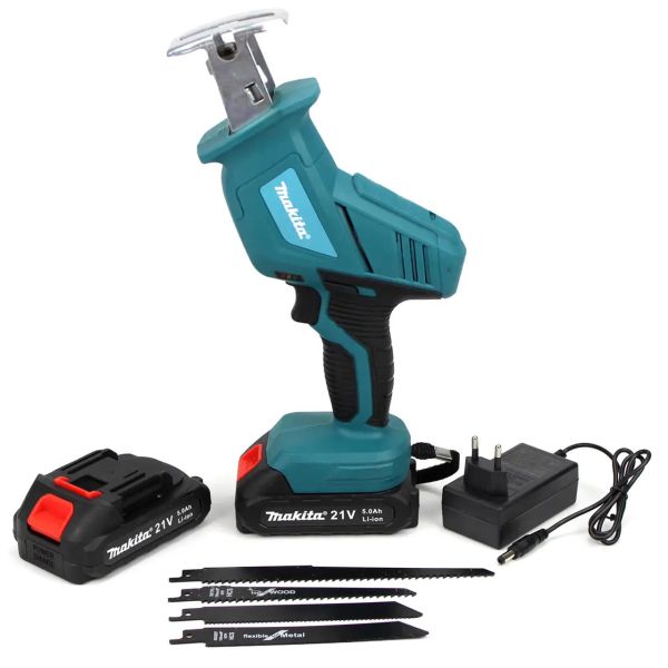 Акумуляторна сабельна пила Makita JR-180 (18V 4.0Ah). АКБ ножівка Макіта