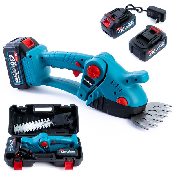 Акумуляторні ножиці-кущоріз Makita DUM200DZ (36V, 6 Ah) Садові АКБ ножиці Макіта для трави та кущів