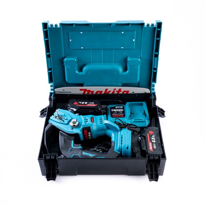 Аккумуляторная пила Makita DUC372Z (48V, 6AH) Бесщеточная АКБ пила Макита с шиной 30 см для веток и дров