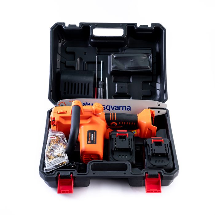 Акумуляторна пила Husqvarna 200IXP KIT (48V 6AH) Безщіткова АКБ пила Хускварна із шиною 30 см з батареями