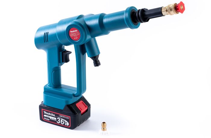 Безщіткова акумуляторна мийка Makita DHW160Z (36V, 6Ah,36 БАР) Портативна ручна АКБ мінімийка Макіта