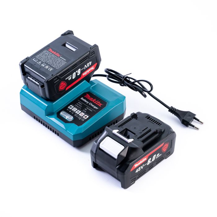 Аккумуляторная пила Makita DUC372Z (48V, 6AH) Бесщеточная АКБ пила Макита с шиной 30 см для веток и дров