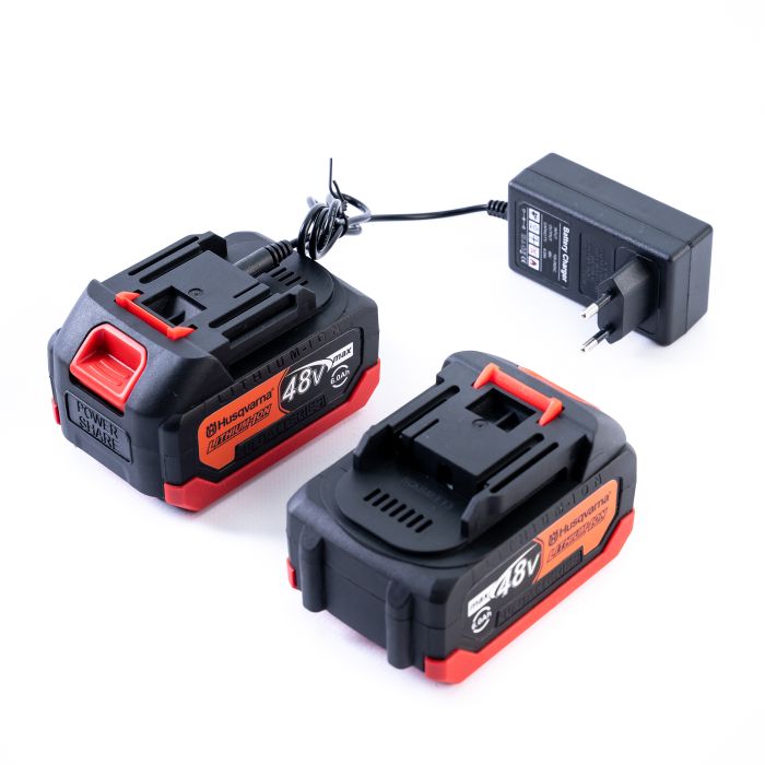 Акумуляторна пила Husqvarna 200IXP KIT (48V 6AH) Безщіткова АКБ пила Хускварна із шиною 30 см з батареями