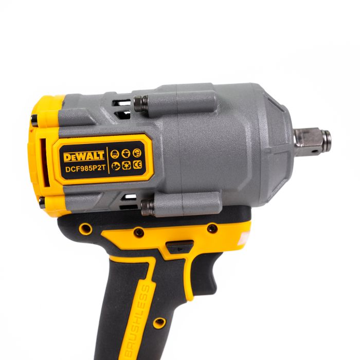 Гайковерт акумуляторний DeWalt DCF985P2T (48V 6Ah) Безщеточний ударний АКБ гайковерт Деволт 1100 Нм з набором інструментів