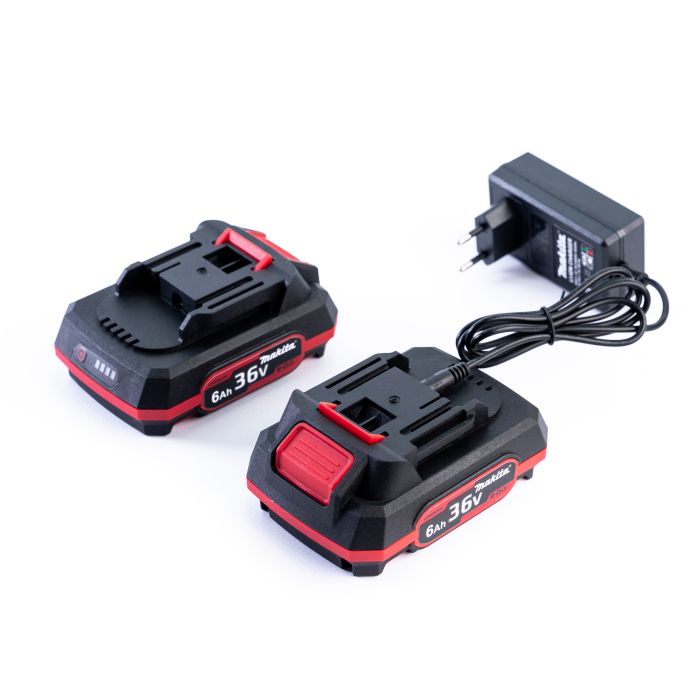 Шуруповерт акумуляторний Makita DHP486 (36V, 6Ah) Шуруповерт Макіта з ударом і швидкозатискним патроном 10мм в кейсі