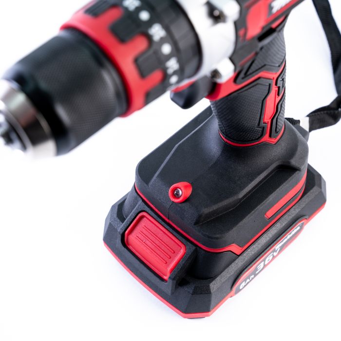 Шуруповерт акумуляторний Makita DHP486 (36V, 6Ah) Шуруповерт Макіта з ударом і швидкозатискним патроном 10мм в кейсі