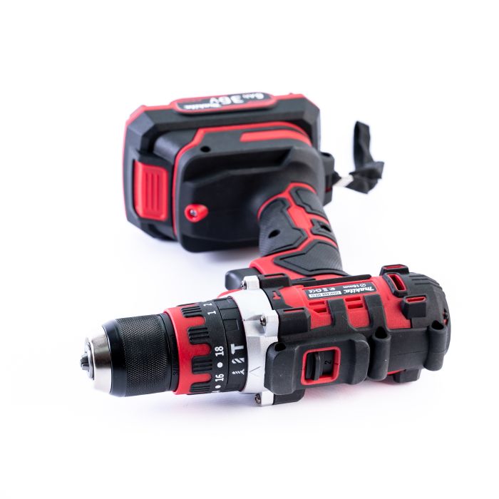 Шуруповерт акумуляторний Makita DHP486 (36V, 6Ah) Шуруповерт Макіта з ударом і швидкозатискним патроном 10мм в кейсі