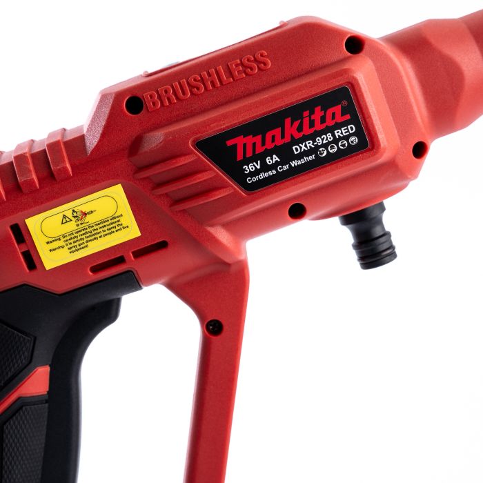 Безщіткова акумуляторна мийка Makita DXR-928 RED ( 36V, 40 БАР) Портативна автомийка Макіта з дисплеєм