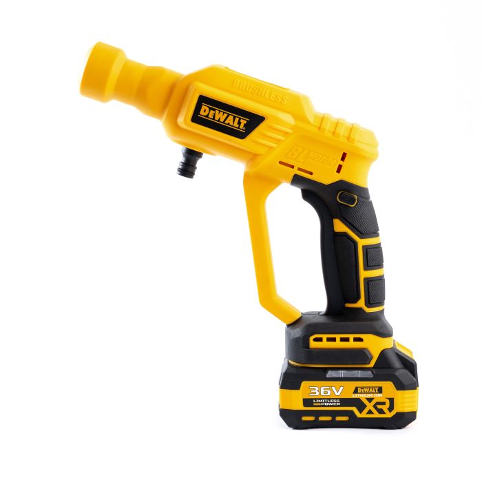 Аккумуляторная бесщеточная мойка DeWalt DCPW1012B ( 36V 6Ah 40 бар) Ручная автомойка Девольт с дисплеем