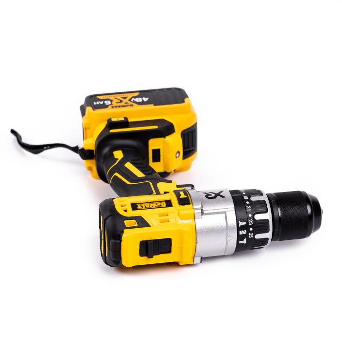 Набор DeWalt 2в1 аккумуляторный (48V 6Ah) Шуруповерт DCD796 + Болгарка бесщеточная DCG405P2 Набор Деволт с 2 АКБ