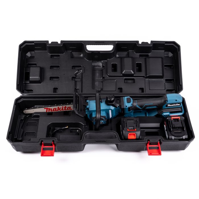 Телескопическая аккумуляторная пила Makita UC020GT (48V, 6Ah) Бесщеточный АКБ высоторез Макита шина 30см для веток и дров