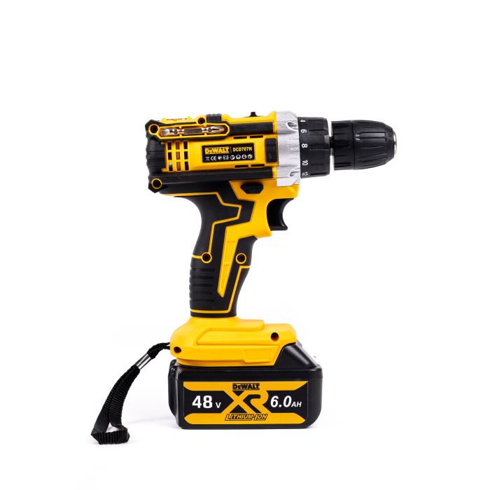 Набор аккумуляторный DeWalt 5в1 48V (Шуруповерт + Гайковерт + Перфоратор + УШМ + Циркулярка) Бесщеточный АКБ набор Деволт 5в1