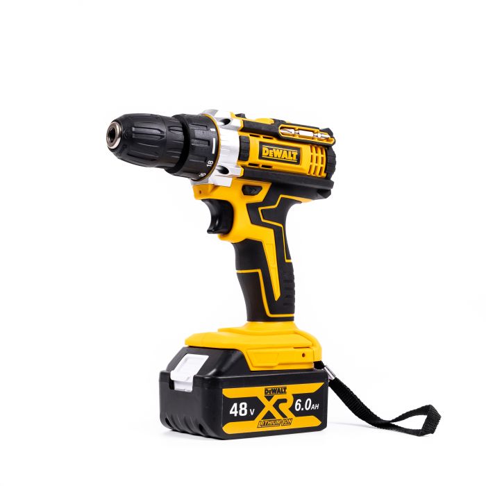 Набор аккумуляторный DeWalt 5в1 48V (Шуруповерт + Гайковерт + Перфоратор + УШМ + Циркулярка) Бесщеточный АКБ набор Деволт 5в1
