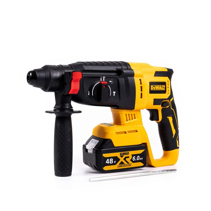 Набор аккумуляторный DeWalt 5в1 48V (Шуруповерт + Гайковерт + Перфоратор + УШМ + Циркулярка) Бесщеточный АКБ набор Деволт 5в1