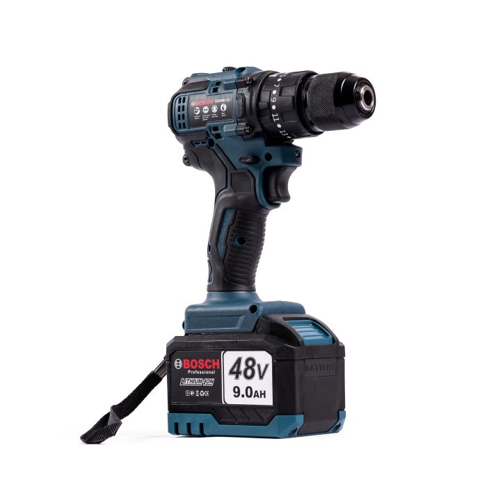 Аккумуляторный ударный бесщеточный шуруповерт Bosch GSR482-2Li (48V, 9Ah) Дрель-Шуруповерт Бош с набором