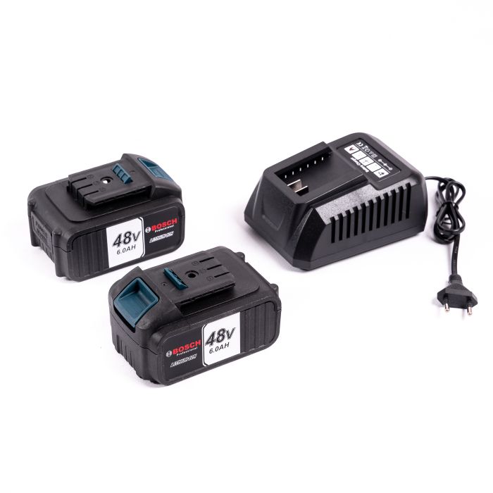 Аккумуляторный набор 2в1 Bosch 48V Гайковерт GDS48V-LI PRO+Болгарка GWX 48V-10C Бесщеточный АКБ набор Бош