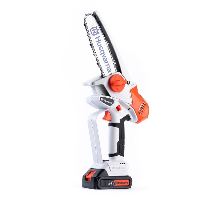 Бесщеточная аккумуляторная пила Husqvarna 85iXP KIT (24V, 5AH) 15 см Мини-пила хускварна с подачей смазки