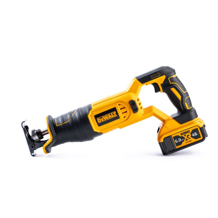 Аккумуляторная сабельная пила DeWalt DCS385N (48V, 6AH) АКБ ножовка Деволт с индикатором заряда