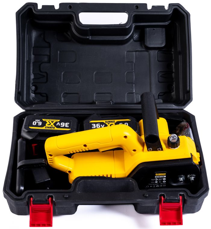 Аккумуляторная цепная бесщеточная пила DeWalt DCM125N (36V, 6Ah) АКБ пила Девольт для дачи с шиной 30см