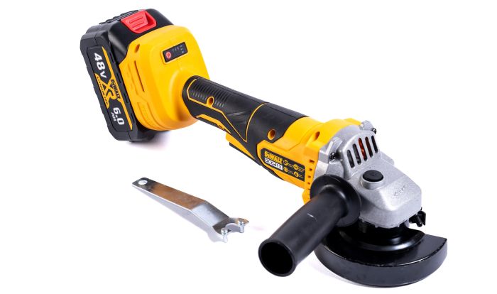 Акумуляторний набір DeWalt 4в1 48 V (4 АКБ + Шурупокрут + Перфоратор + Болгарка + Гайковерт) АКБ набір Девольт