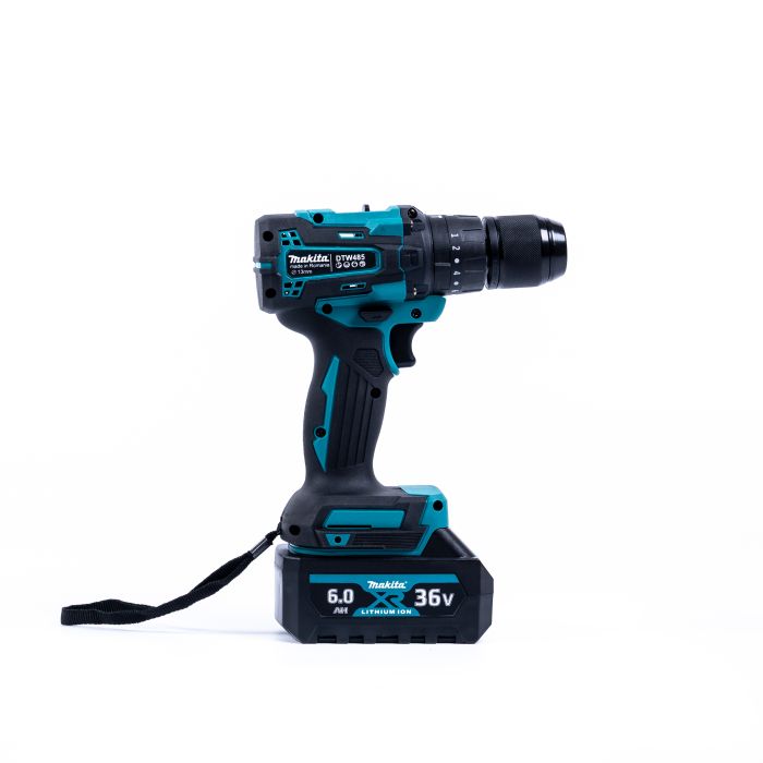 Аккумуляторный ударный шуруповерт Makita DTW485 (36V, 6AH) Бесщеточный шуруповерт Макита 13 мм с набором