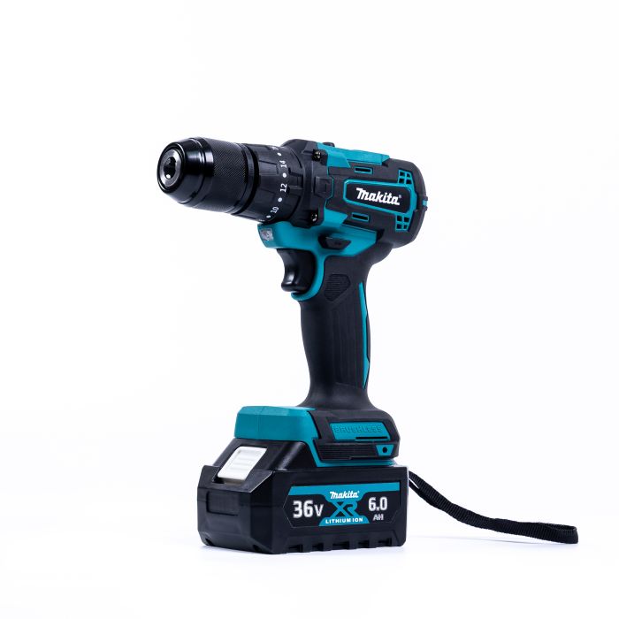 Аккумуляторный ударный шуруповерт Makita DTW485 (36V, 6AH) Бесщеточный шуруповерт Макита 13 мм с набором