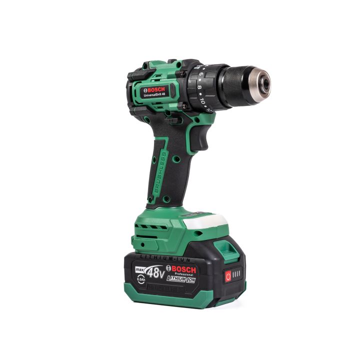 Безщітковий акумуляторний набір Bosch 5в1 (Шуруповерт, Гайковерт, Перфоратор, Пила 20см, УШМ) Бош з 3 АКБ (48V) в кейсі