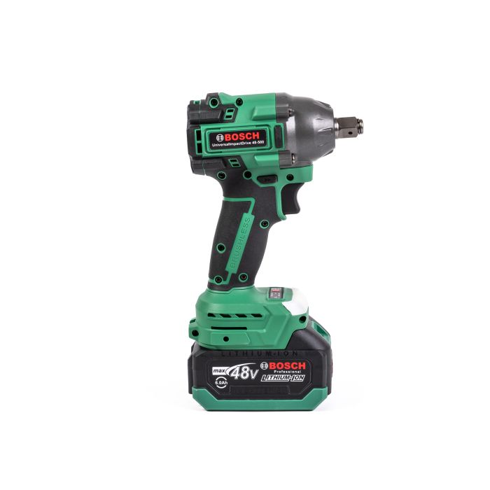 Безщітковий акумуляторний набір Bosch 5в1 (Шуруповерт, Гайковерт, Перфоратор, Пила 20см, УШМ) Бош з 3 АКБ (48V) в кейсі