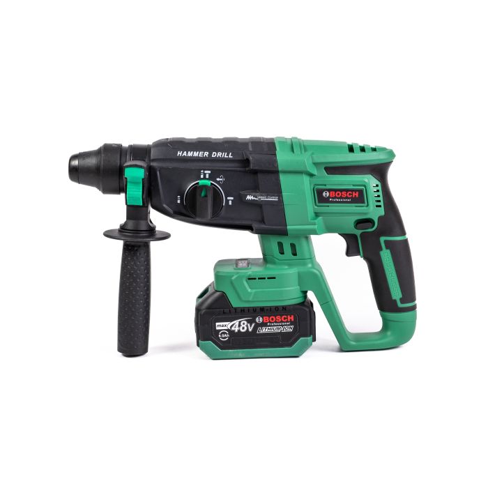 Безщітковий акумуляторний набір Bosch 5в1 (Шуруповерт, Гайковерт, Перфоратор, Пила 20см, УШМ) Бош з 3 АКБ (48V) в кейсі