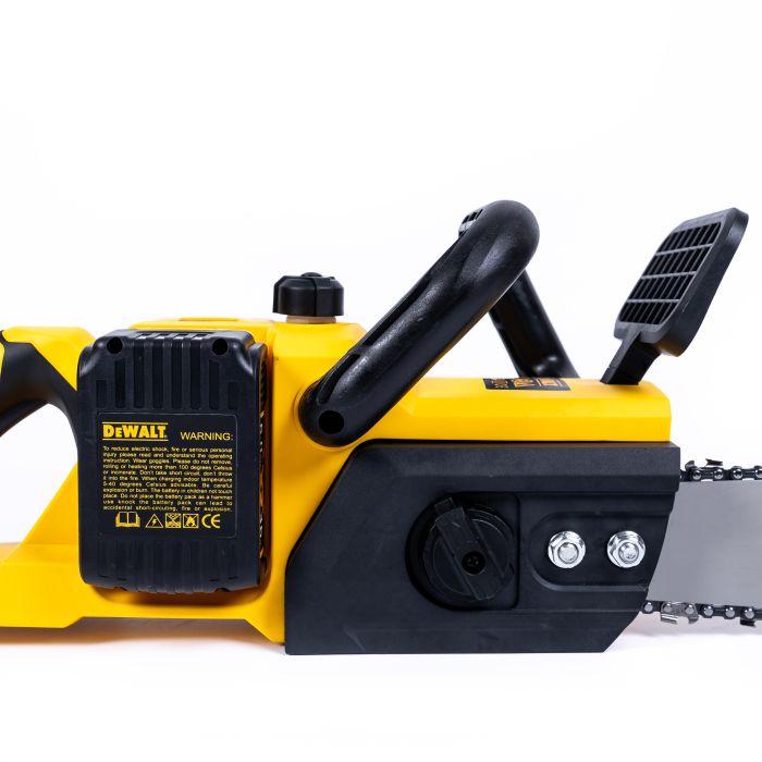 Аккумуляторная пила DeWalt DCM575N (36V, 6Ah, шина 40см) Бесщеточная пила Деволт с двумя АКБ 40 см для дров 